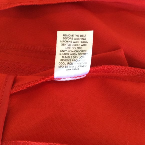 7th Avenue Red Bermuda Shorts 139E - Picture 6 of 6